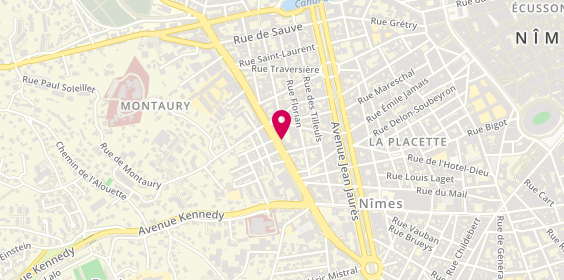 Plan de MACSF, 28 avenue Georges Pompidou, 30000 Nîmes