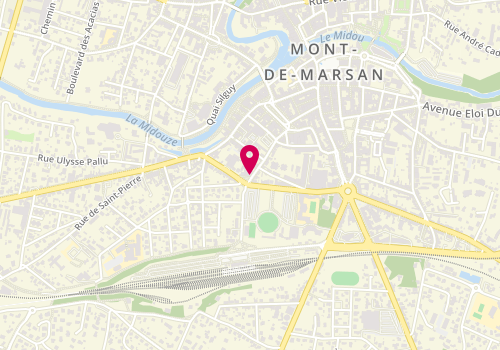 Plan de Allianz, 3 Ter Place Stanislas Baron, 40000 Mont-de-Marsan