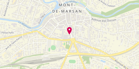 Plan de Aréas Assurances, 10 avenue Sadi Carnot, 40000 Mont-de-Marsan