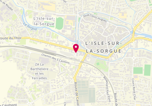 Plan de PLOUZEAU Martial, 31 avenue Julien Guigue, 84800 L'Isle-sur-la-Sorgue