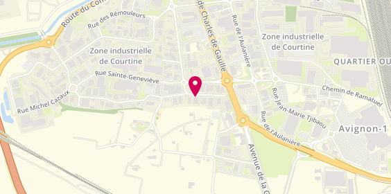 Plan de La Mutuelle Générale Section 84, Zone Industrielle de Courtine
173 Rue du Grand Gigognan, 84000 Avignon