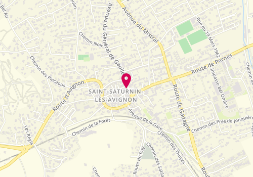 Plan de AXA, 47 Place Cafés, 84450 Saint-Saturnin-lès-Avignon