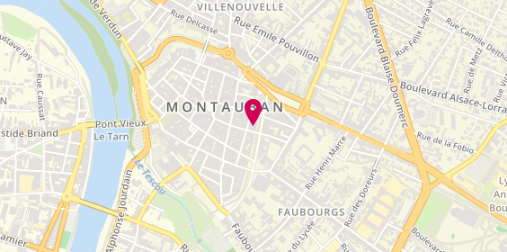 Plan de AESIO mutuelle, 17 Allée de l'Empereur, 82000 Montauban
