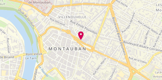 Plan de Abeille Assurances - Montauban Centre, 14 place Prax Paris, 82000 Montauban