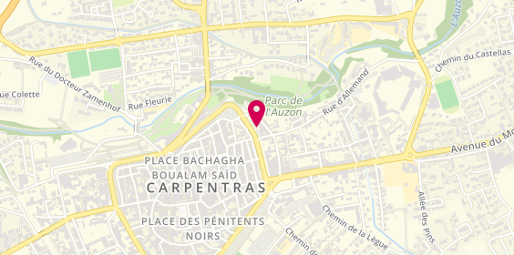 Plan de Cabinet Branche Garcia Assurances, 125 Boulevard Alfred Rogier, 84200 Carpentras