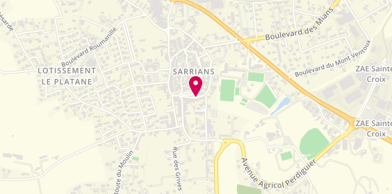 Plan de Agence de Sarrians, place Jean Jaurès, 84260 Sarrians
