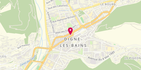 Plan de Nicolas Fourneyron - Cabinet Fourneyron, 63 Boulevard Gassendi, 04000 Digne-les-Bains