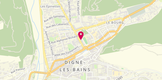 Plan de Caisse d'Epargne Digne, 18 Boulevard Victor Hugo, 04000 Digne-les-Bains