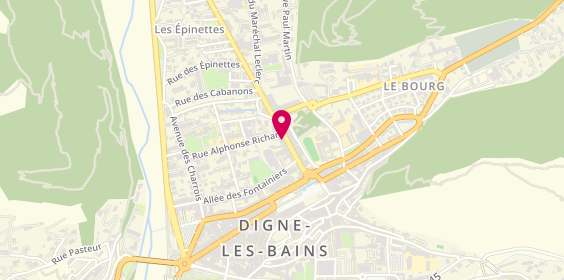 Plan de Abeille Assurances - Digne, 21 Boulevard Victor Hugo, 04000 Digne-les-Bains