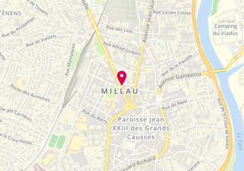 Plan de Matmut, 14 avenue de la République, 12100 Millau