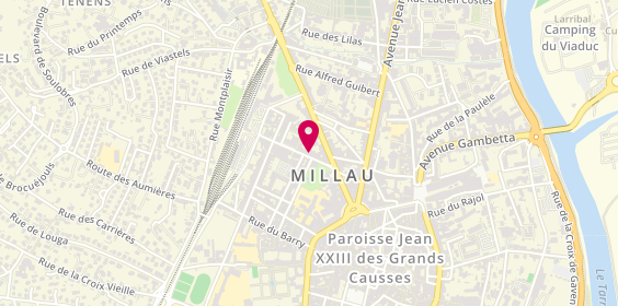 Plan de Correia Louis-Philippe EIRL, 4 avenue Alfred Merle, 12100 Millau