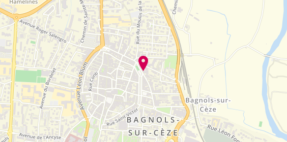 Plan de MAAF Assurances BAGNOLS SUR CEZE, 5 avenue Jean Perrin, 30200 Bagnols-sur-Cèze