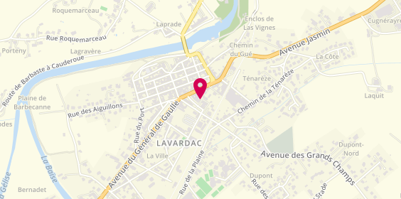 Plan de Axa, Place Foirail, 47230 Lavardac