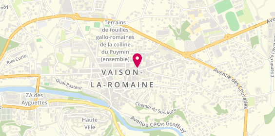 Plan de Allianz Assurance VAISON LA RomainE - Romain PAULIN, 23 avenue Victor Hugo, 84110 Vaison-la-Romaine
