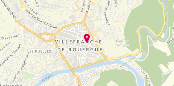 Plan de Allianz, 4 place Antoine de Morlhon, 12200 Villefranche-de-Rouergue