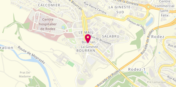Plan de VIASANTÉ Mutuelle Rodez Bourran, 21 avenue Jean Monnet, 12000 Rodez