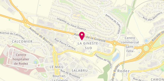 Plan de MAIF Assurances Rodez, 320 Rue Théodore Mathieu
Av. De la Gineste, 12000 Rodez