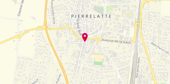 Plan de MAAF Assurances PIERRELATTE, 12 avenue du Général de Gaulle, 26700 Pierrelatte