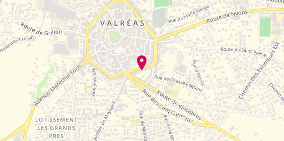 Plan de Allianz Assurance VALREAS - Claire TOURNIAYRE, 26 Cr Tivoli, 84602 Valréas