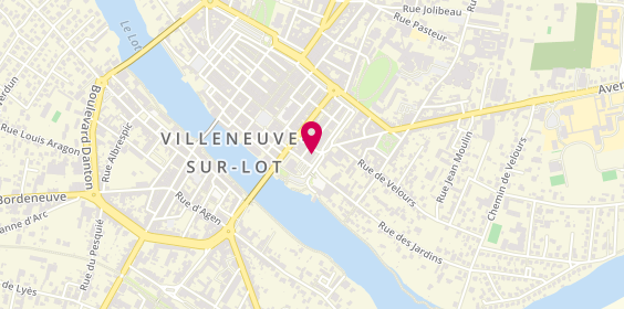 Plan de Agf (Groupe Allianz), 7 Allée de Valmy, 47301 Villeneuve-sur-Lot