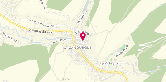 Plan de GAN, 7 place du Portalou, 48500 La Canourgue