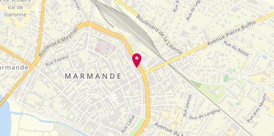 Plan de MAAF Assurances MARMANDE, 13 Boulevard Gambetta, 47200 Marmande