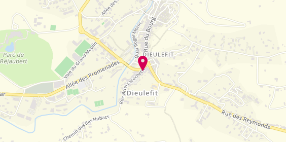 Plan de Caisse d'Epargne Dieulefit, 1 Rue Malautière, 26220 Dieulefit
