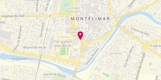 Plan de Matmut, 9 avenue Charles de Gaulle, 26200 Montélimar