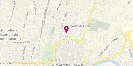 Plan de GMF Assurances MONTELIMAR, 12 Boulevard du Pêcher, 26200 Montélimar