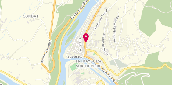 Plan de Agence Groupama Entraygues, 22 Tour de Ville, 12140 Entraygues-sur-Truyère