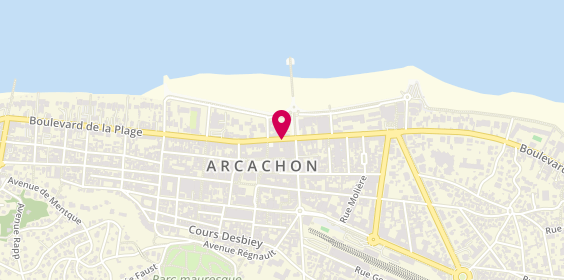 Plan de Agence Arcachon, 254 Boulevard de la Plage, 33120 Arcachon