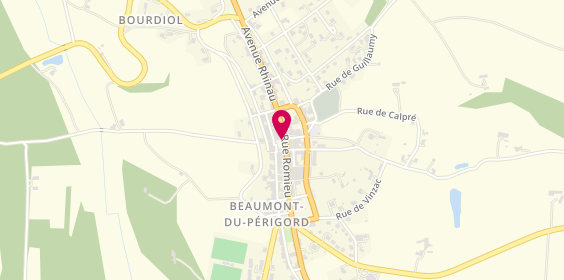 Plan de Agence Groupama Beaumont, place Jean Moulin, 24440 Beaumontois-en-Périgord