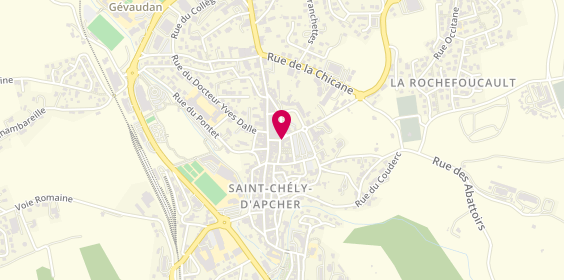 Plan de Groupama, Pl. Du Foirail, 48200 Saint-Chély-d'Apcher