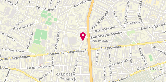 Plan de Courtier d'Assurances AFPT - Assurance Fonction Publique Territoriale Bordeaux, 20 Bis Rue de la Liberté, 33200 Bordeaux
