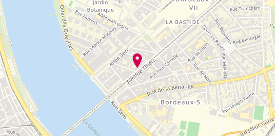Plan de Dutreil Assurances, 28 avenue Thiers, 33100 Bordeaux