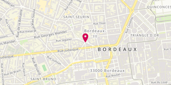 Plan de AXA Assurance et Banque Eric POUMEY, 23 place des Martyrs de la Résistance, 33000 Bordeaux