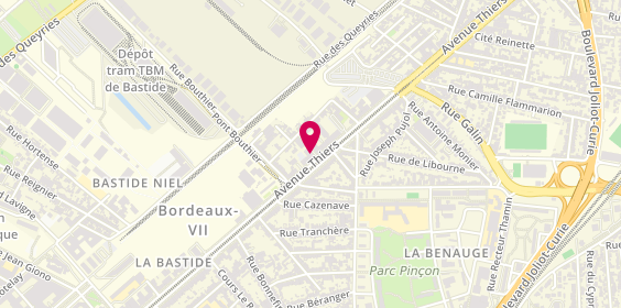 Plan de Allianz, 220 avenue Thiers, 33015 Bordeaux