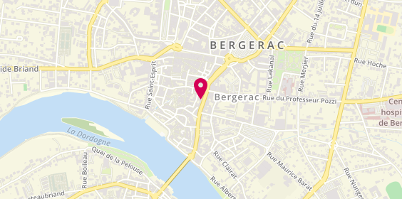 Plan de MAAF Assurances BERGERAC, 46 Rue Neuve d'Argenson, 24100 Bergerac