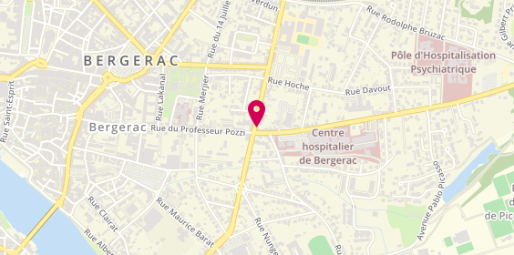 Plan de AXA Assurance et Banque Jean Fabrice PAYET, 2 Boulevard du Professeur Albert Calmette, 24100 Bergerac