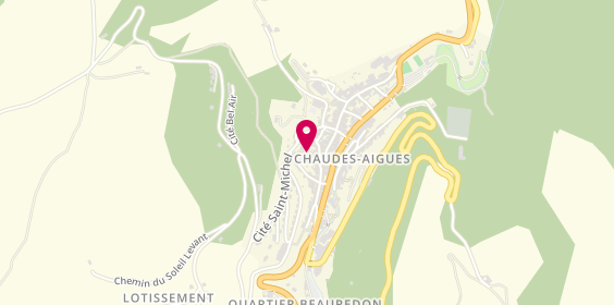 Plan de Agence Groupama Chaudes Aigues, 20 place du Marché, 15110 Chaudes-Aigues