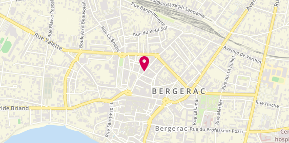 Plan de GMF Assurances BERGERAC, 35 Rue Sainte-Catherine, 24100 Bergerac