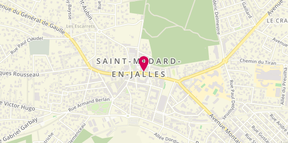 Plan de MAAF Assurances ST MEDARD EN JALLES, 59 avenue Montesquieu, 33160 Saint-Médard-en-Jalles