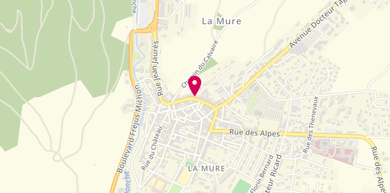 Plan de Aréas Assurances Sandrine NICOLAS, 47 Rue du Breuil, 38350 La Mure