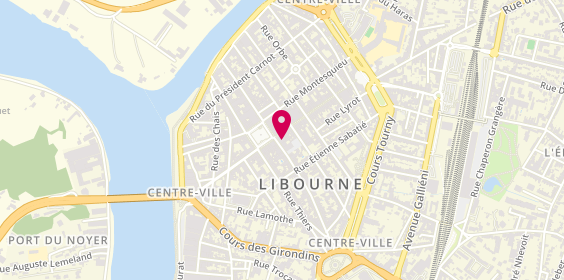 Plan de Matmut, 2 Bis Rue Gambetta, 33500 Libourne