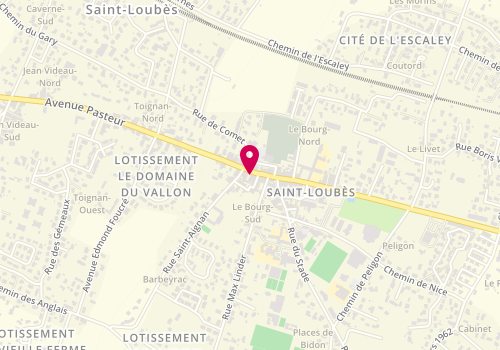 Plan de AXA, 37 avenue de la République, 33450 Saint-Loubès