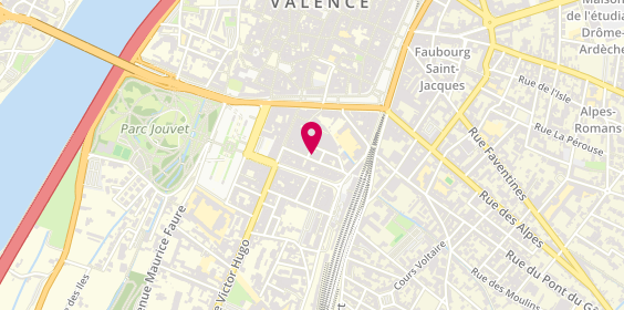 Plan de Agence Mutuelle SAMIR, 7 Rue Pasteur, 26000 Valence