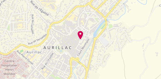 Plan de Allianz Assurance AURILLAC - Jean-paul BERNARD, 2 place Claude Erignac, 15000 Aurillac