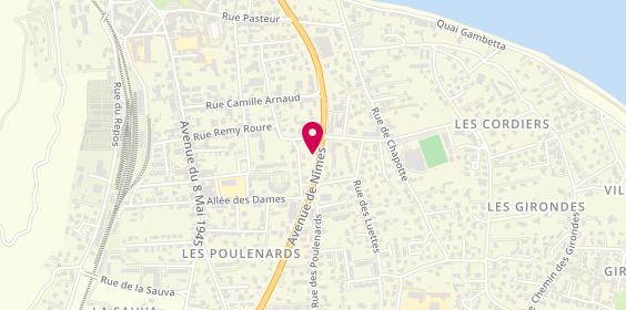 Plan de AXA Assurance et Banque FAURE Bruno et Quentin, 30 avenue de Nîmes, 07300 Tournon-sur-Rhône