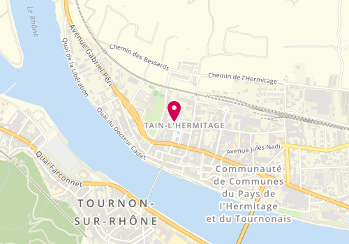 Plan de Gan, 12 place du Taurobole, 26600 Tain-l'Hermitage