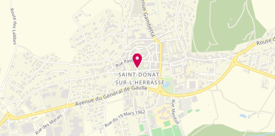 Plan de AESIO mutuelle, 26 avenue Georges Bert, 26260 Saint-Donat-sur-l'Herbasse